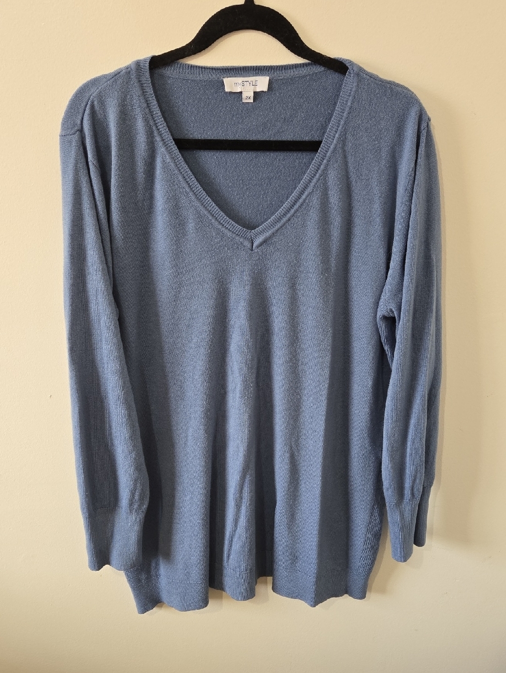 MyStyle Ladies 2X V-Neck Sweater
